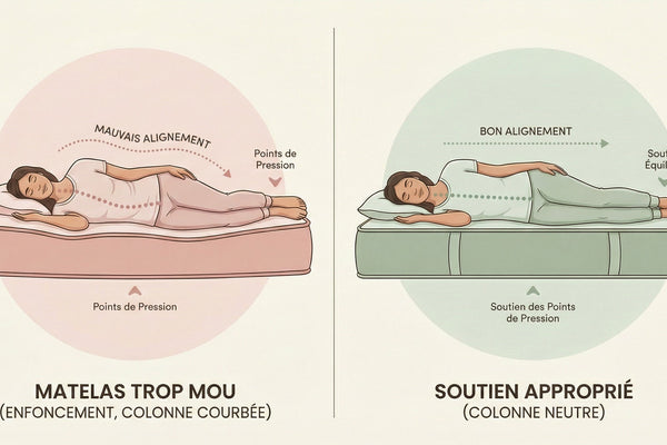 Quel matelas choisir quand on a mal aux cervicales la nuit ?