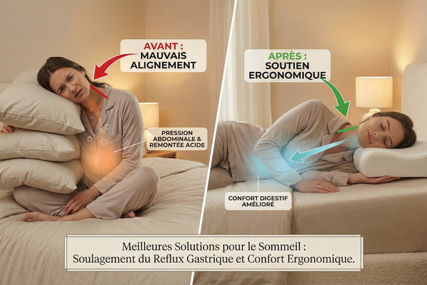 Reflux gastrique : comment dormir enfin une nuit complète sans empiler les oreillers