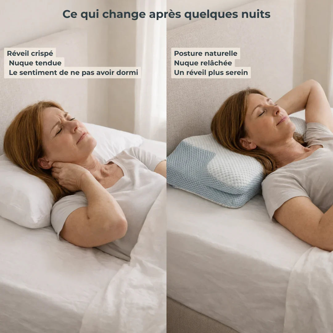 Évolution du confort avec l’oreiller ergonomique LadyErgo après quelques nuits d’utilisation