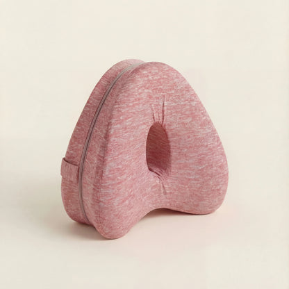 Coussin pour genoux LadyErgo coloris rose, coussin ergonomique pour alignement nocturne